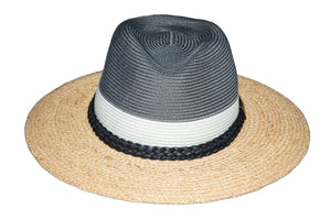 Tamboti Charcoal Grey Raffia - Tau Collection