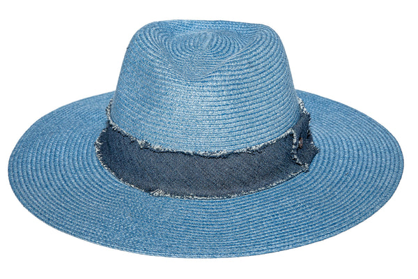 Azure Fedora Powder Blue Melange - Tau Collection