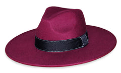 Sabi Maroon Black Stitch