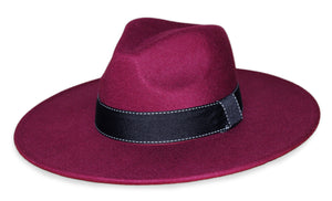 Sabi Maroon Black Stitch