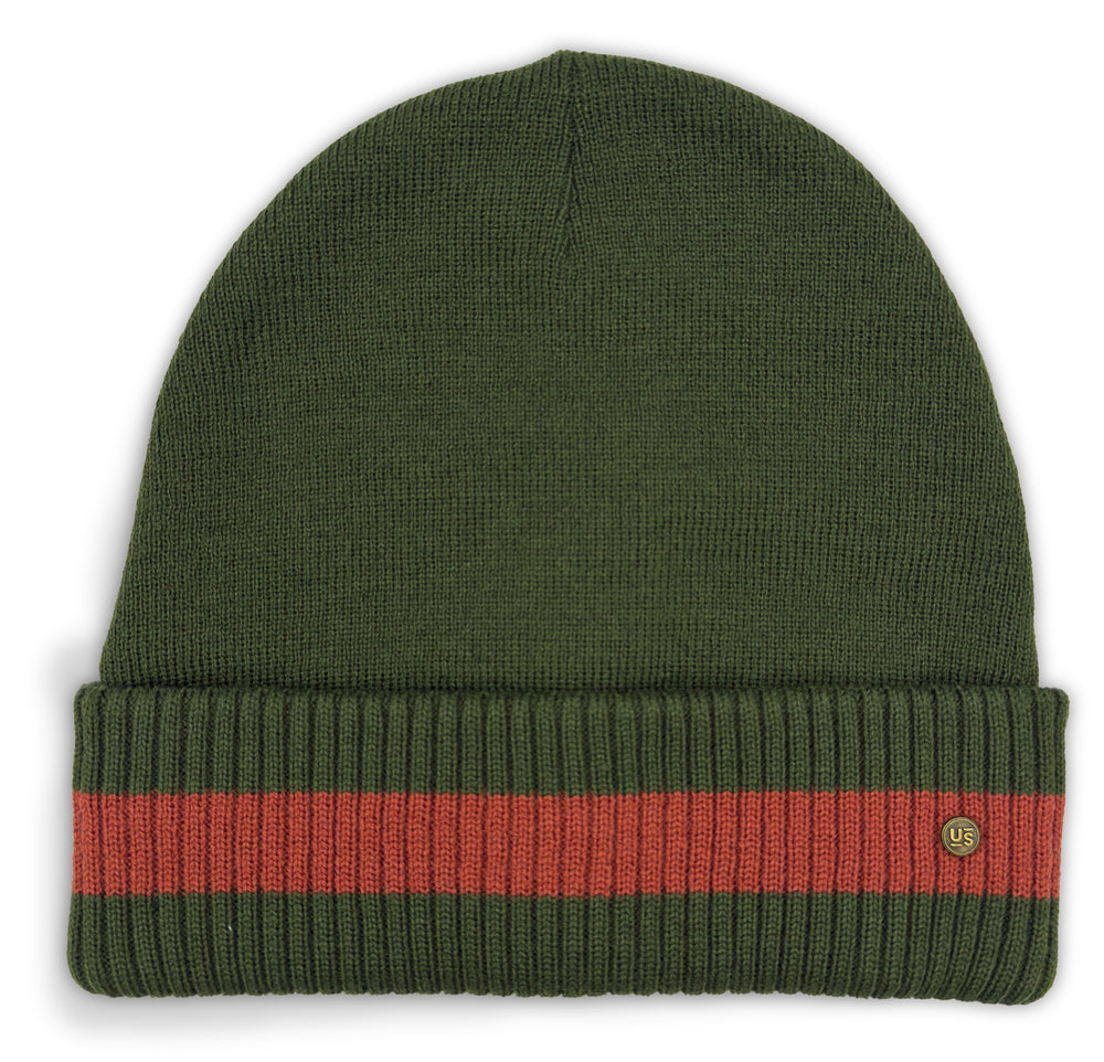 De Rust "Stripe" Olive Beanie - Urban Supply SA
