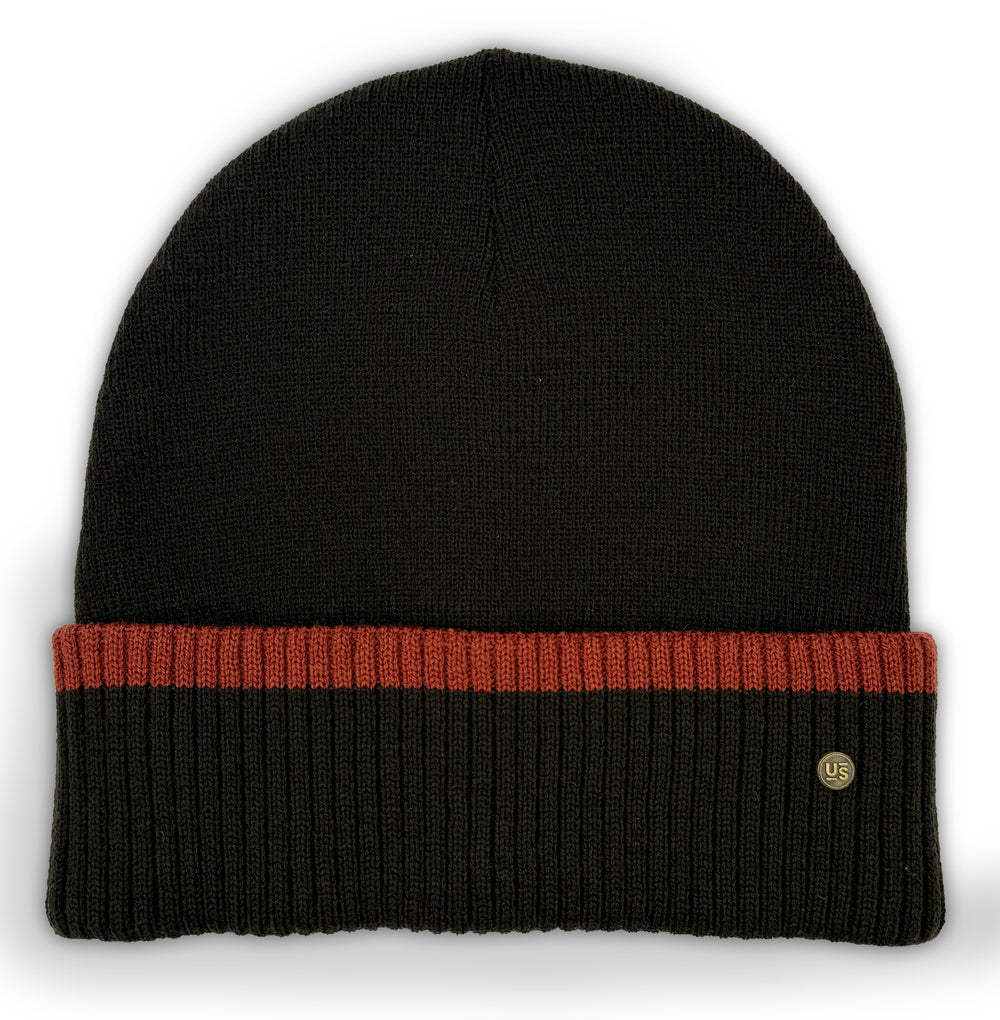 Arniston "Edge" Dark Brown Rust Beanie - Urban Supply SA