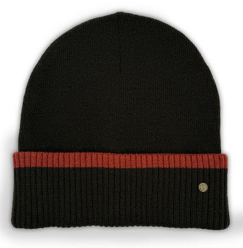Arniston "Edge" Dark Brown Rust Beanie - Urban Supply SA