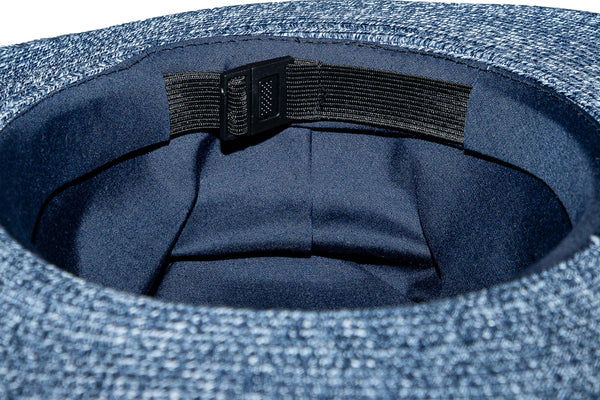 Azure Fedora Navy White Melange - Tau Collection