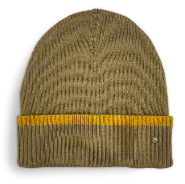 Arniston "Edge" Khaki Mustard Beanie - Urban Supply SA