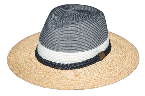 Tamboti Charcoal Grey Raffia - Tau Collection