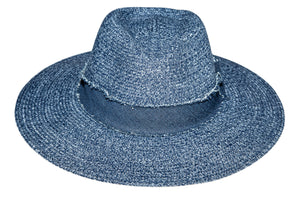 Azure Fedora Navy White Melange - Tau Collection