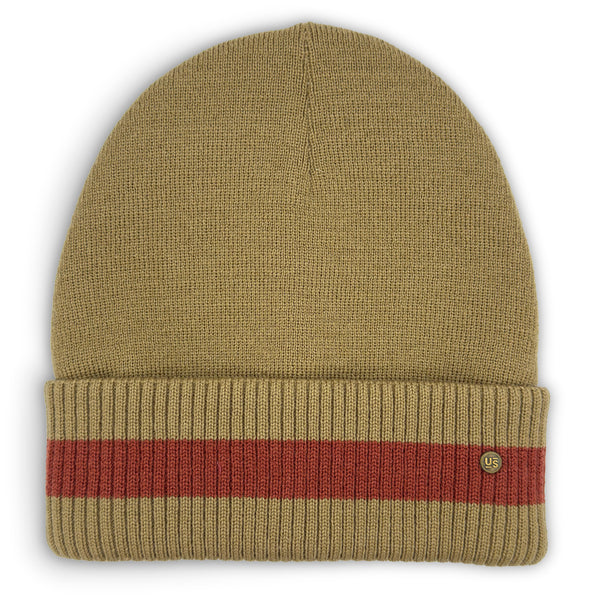 De Rust "Stripe" Khaki Beanie - Urban Supply SA