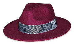 Robben Maroon Stripes Blocked