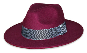 Robben Maroon Stripes Blocked