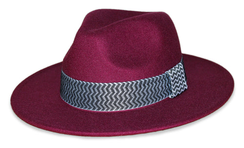 Robben Maroon Stripes Blocked