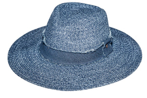 Azure Fedora Navy White Melange - Tau Collection