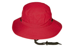 Cotton Bush Hat Red - Unisex - Urban Supply SA