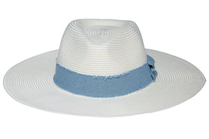 Azure Fedora Off White
