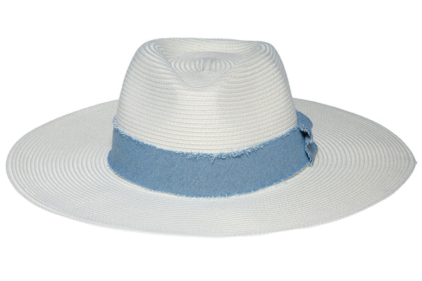 Azure Fedora Off White