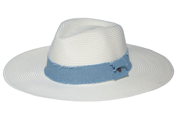 Azure Fedora Off White