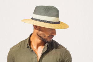 Tamboti Charcoal Grey Raffia - Tau Collection