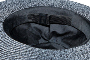 Azure Fedora Black Slate Melange - Tau Collection