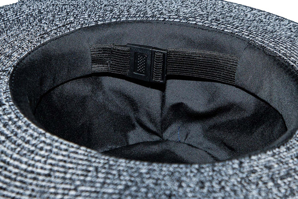 Azure Fedora Black Slate Melange - Tau Collection