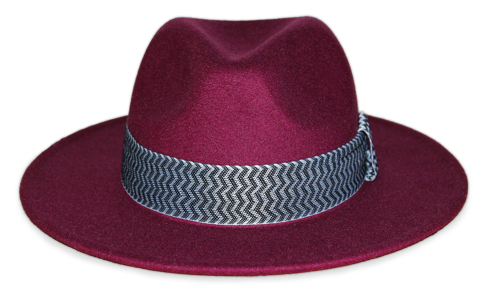 Robben Maroon Stripes Blocked