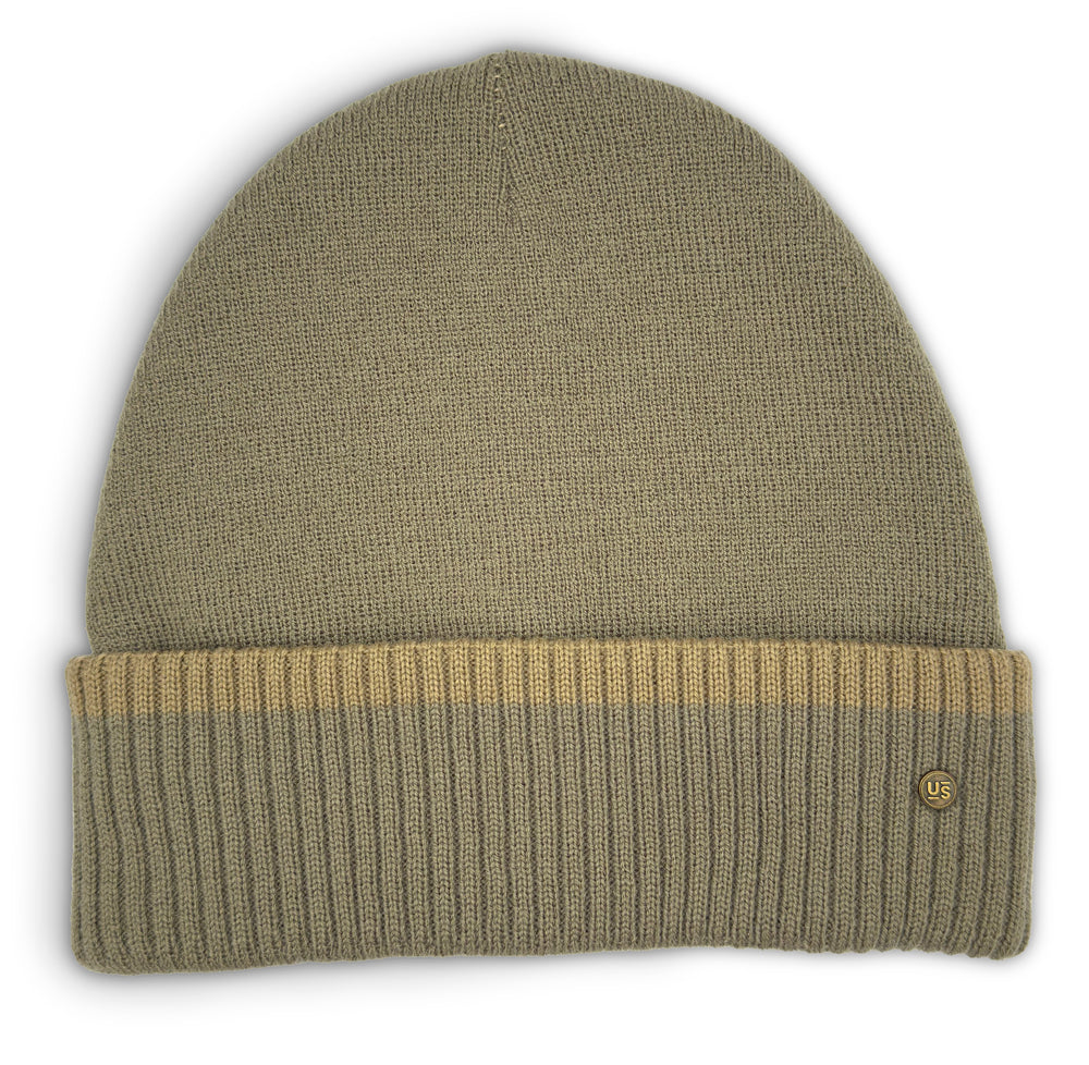 Arniston "Edge" Khaki Light Olive Beanie - Urban Supply SA