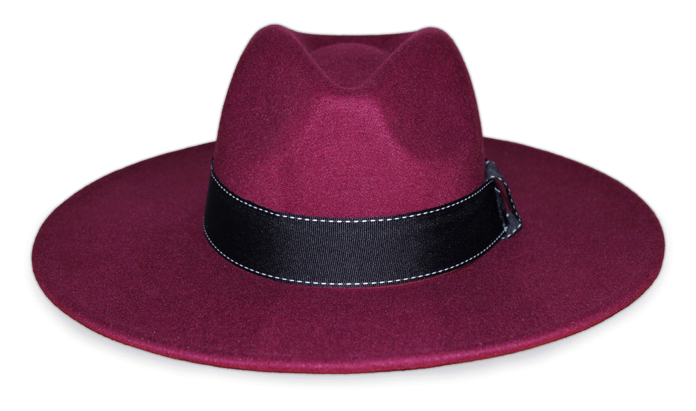 Sabi Maroon Black Stitch