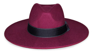 Sabi Maroon Black Stitch