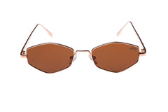 Frances Tea Lens and Rose Gold Frame sunglasses - Urban Supply SA