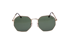 Bundu Green Lens and gold frame sunglasses - Urban Supply SA