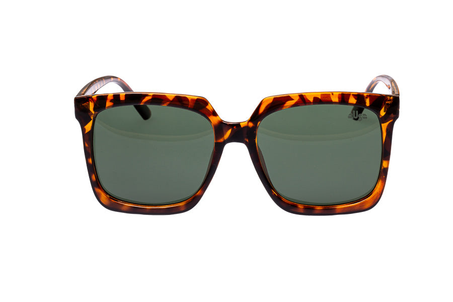 Thumelo Tortoise Frame and Green Lens sunglasses - Urban Supply SA