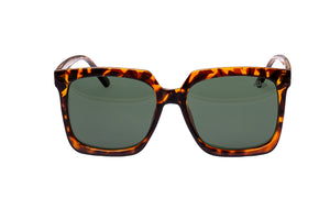 Thumelo Tortoise Frame and Green Lens sunglasses - Urban Supply SA