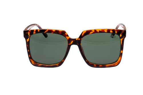 Thumelo Tortoise Frame and Green Lens sunglasses - Urban Supply SA
