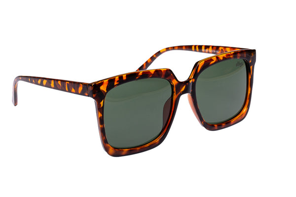 Thumelo Tortoise Frame and Green Lens sunglasses - Urban Supply SA