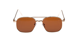 Andre Gold Frame and Tea Lens sunglasses - Urban Supply SA